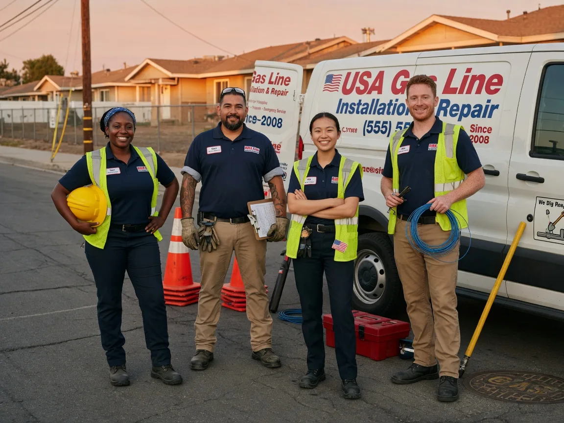 Gas Line Installation company in Malaga, NM